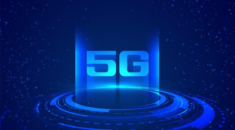 superfast internet speed 5G technology concept background