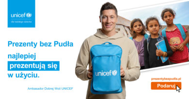 Robert Lewandowski i Prezenty bez pudła UNICEF